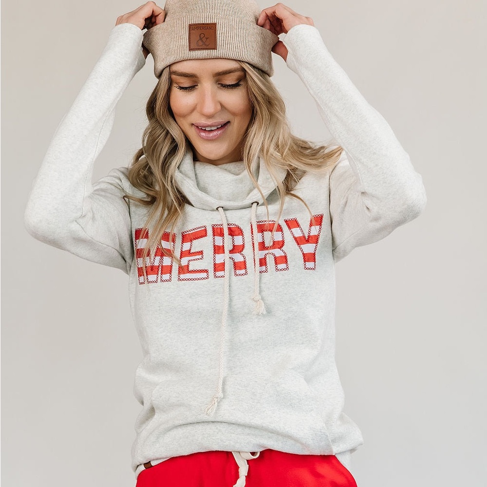 Ampersand Avenue Cowlneck sweatshirt | Merry